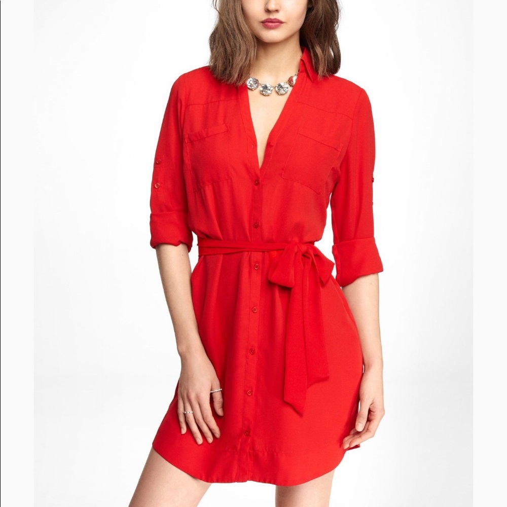 Express Portofino Shirt Dress